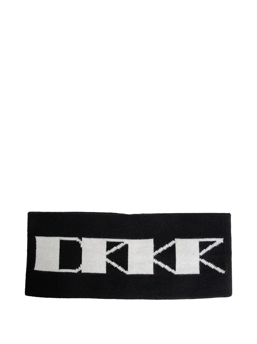 Rick Owens Drkshdw Hollywood Knit Headband In Black