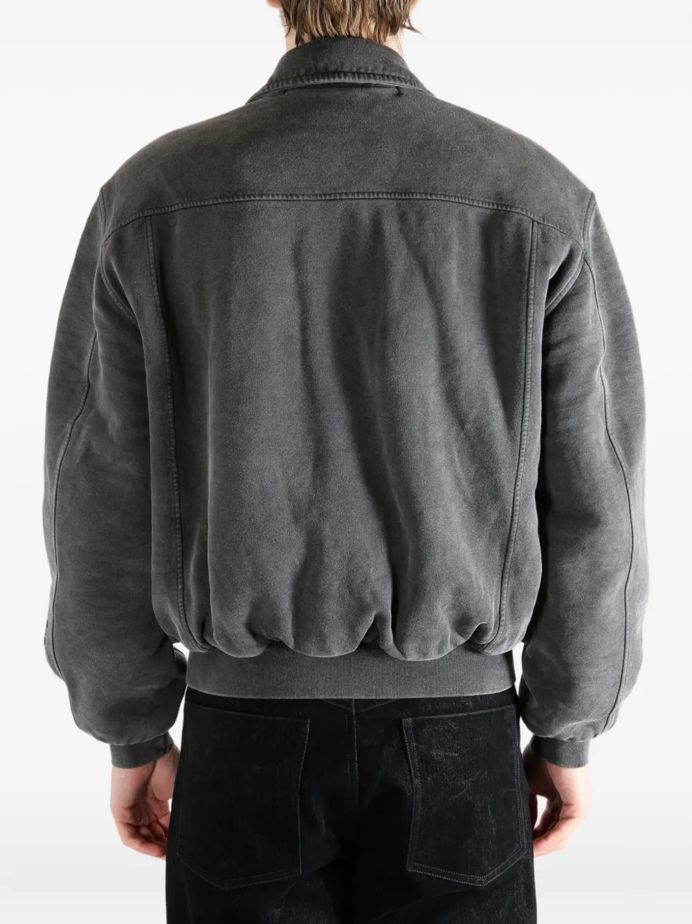 Alexander Wang Bomberjack met ritssluiting Grijs