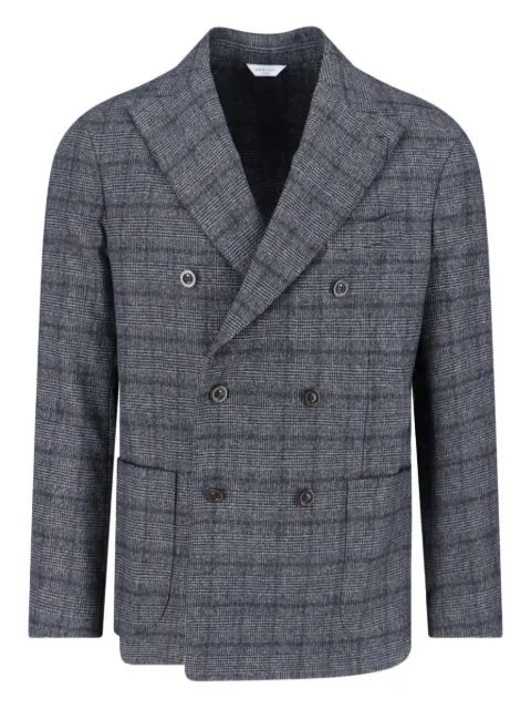 Boglioli double-breasted checked blazer