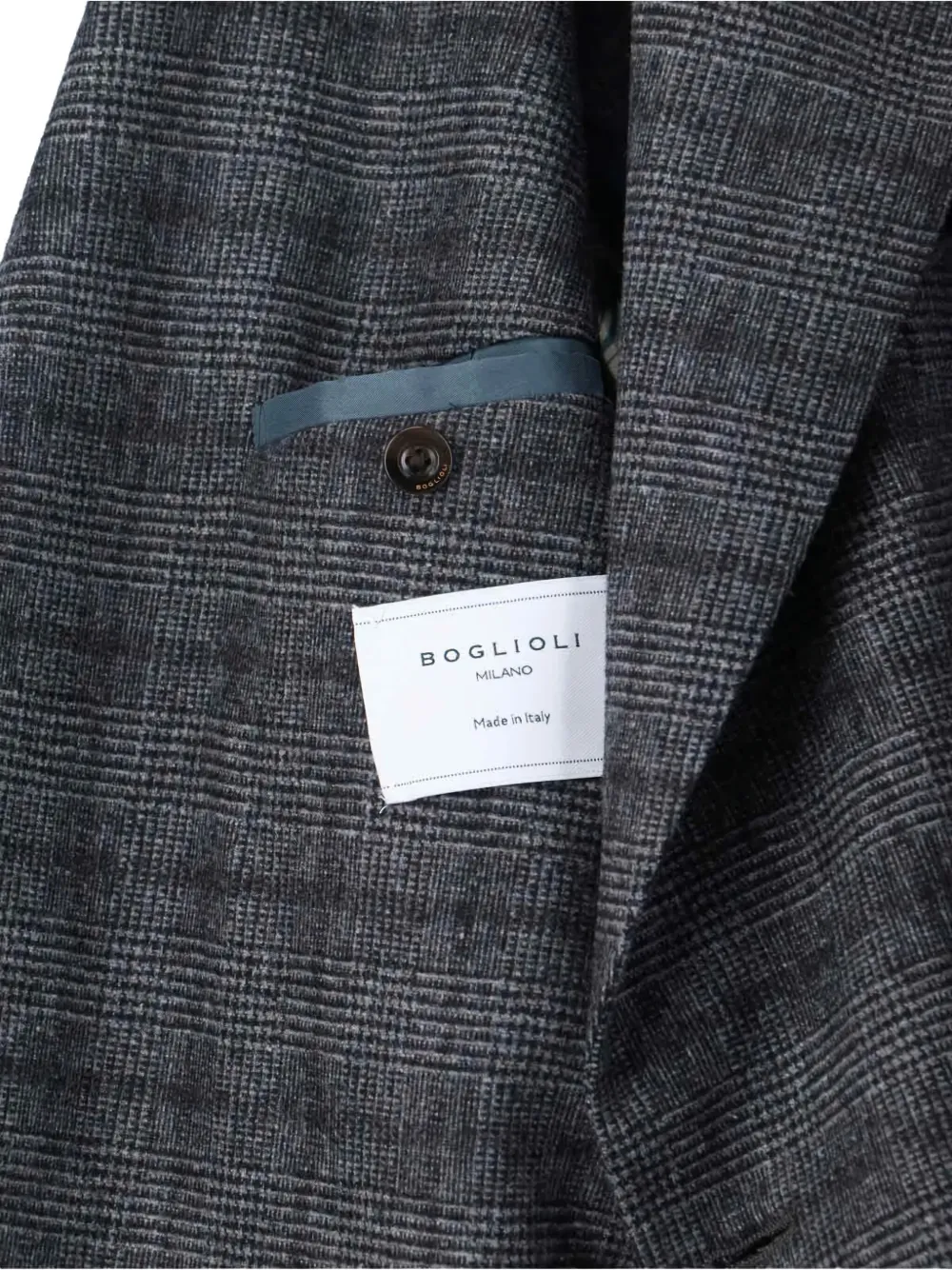 Boglioli Geruite blazer Grijs