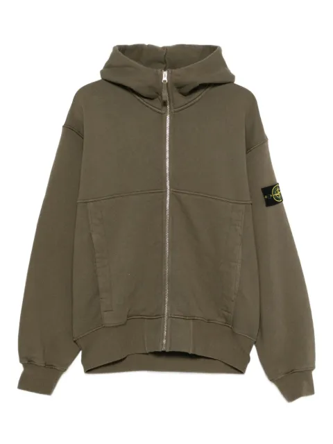 Stone Island zip hooded sweatshirt