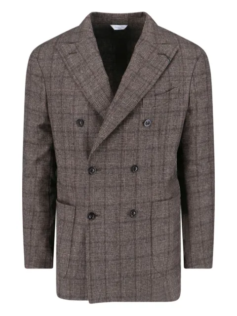 Boglioli double-breasted checked blazer