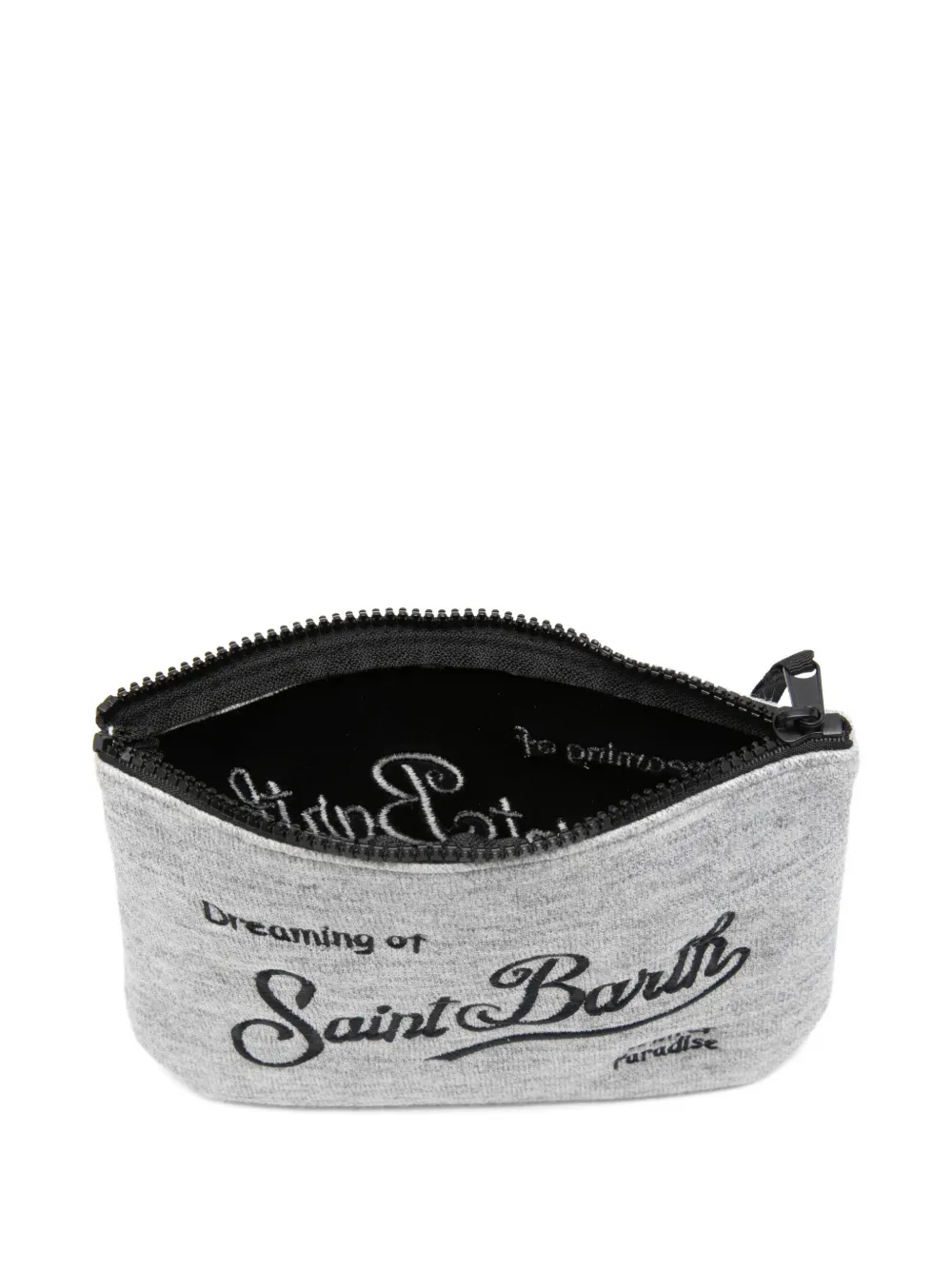 Mc2 Saint Barth Aline Felted Clutch Bag In Gray