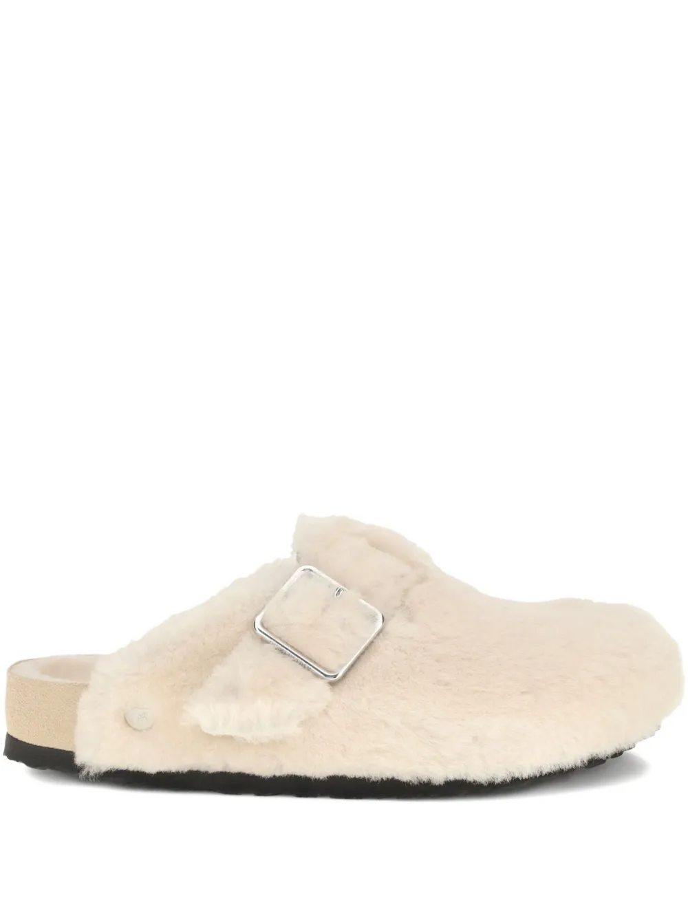 Birkenstock shearling mules Beige