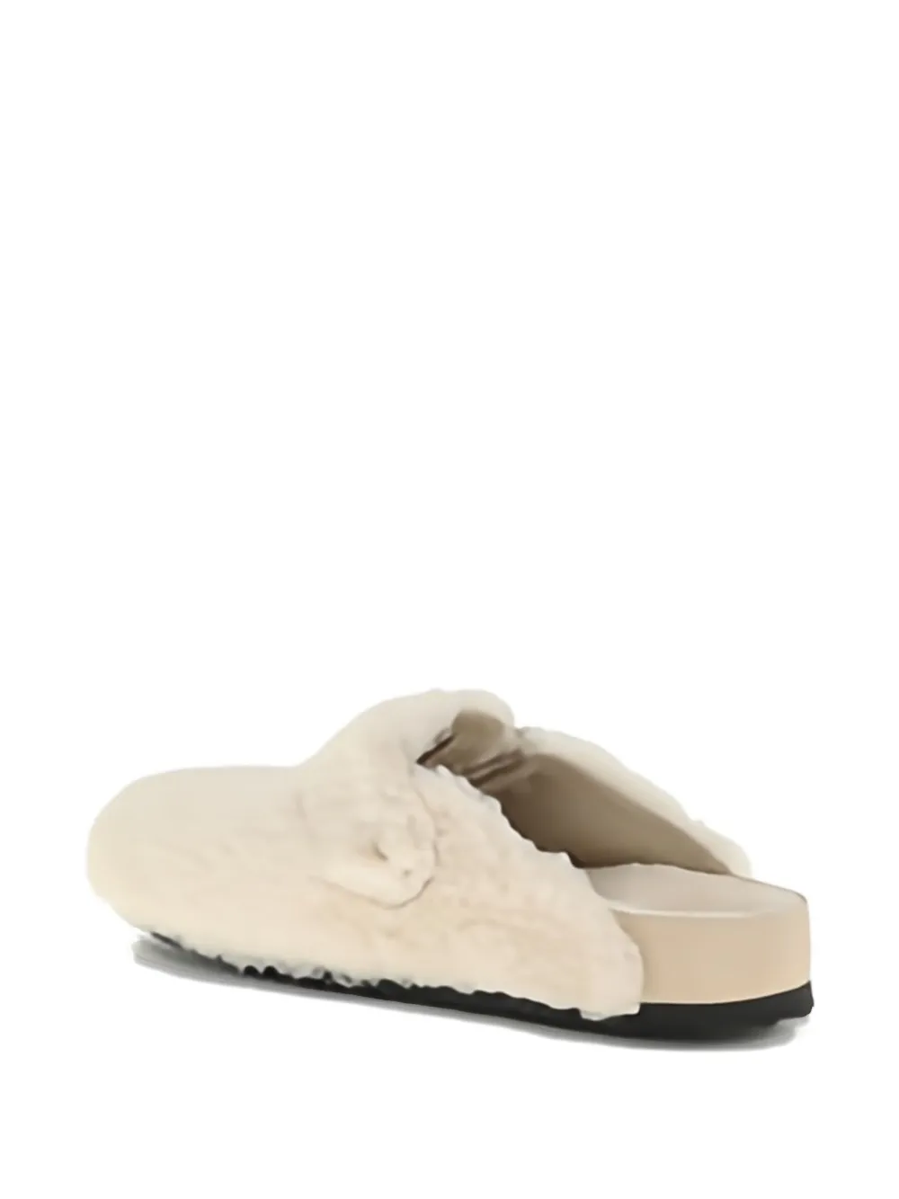 Birkenstock shearling mules Beige