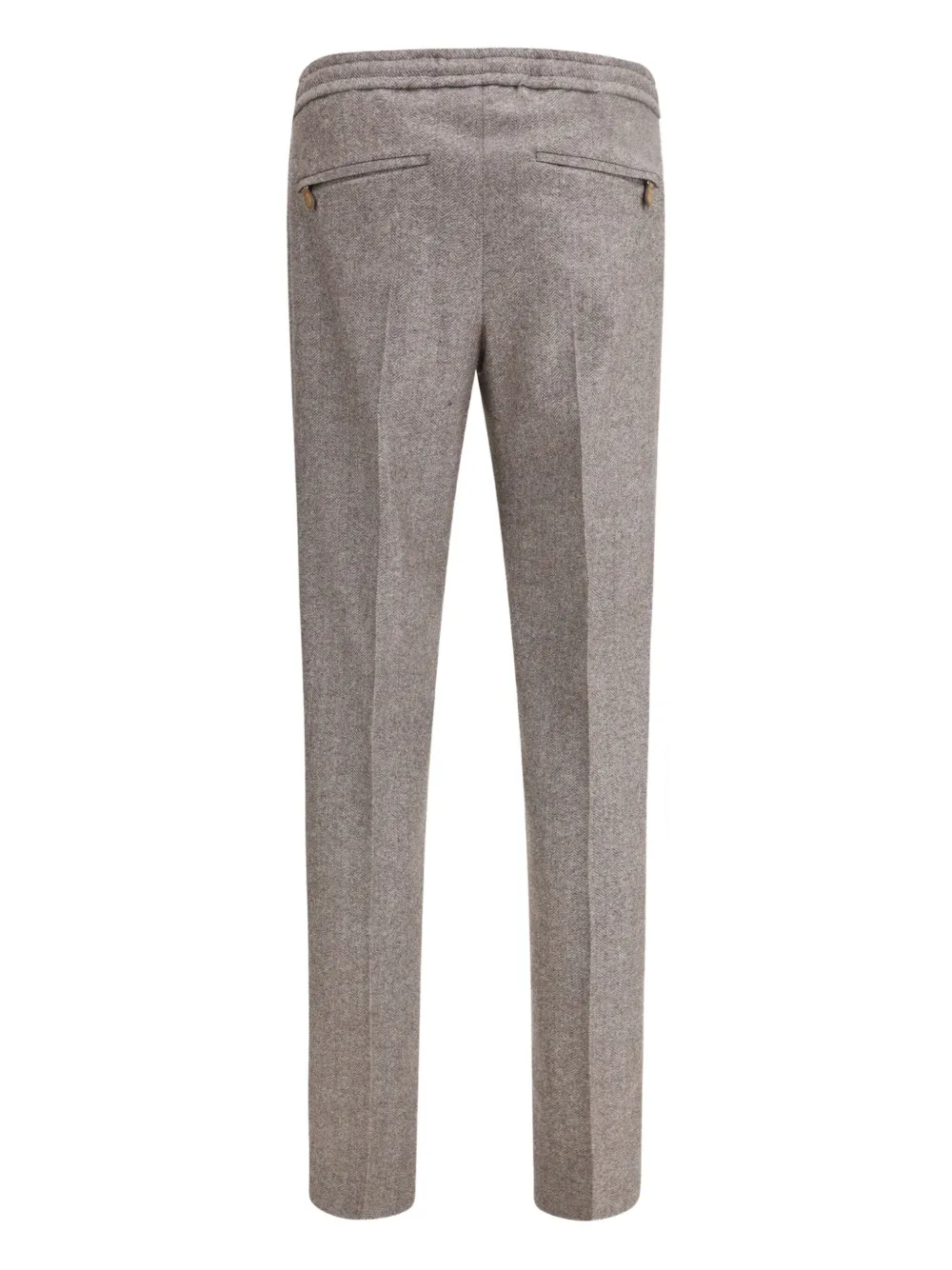 PT Torino drawstring herringbone trousers - Grijs