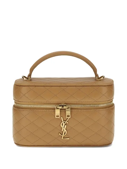 Saint Laurent Gaby quilted-leather vanity bag