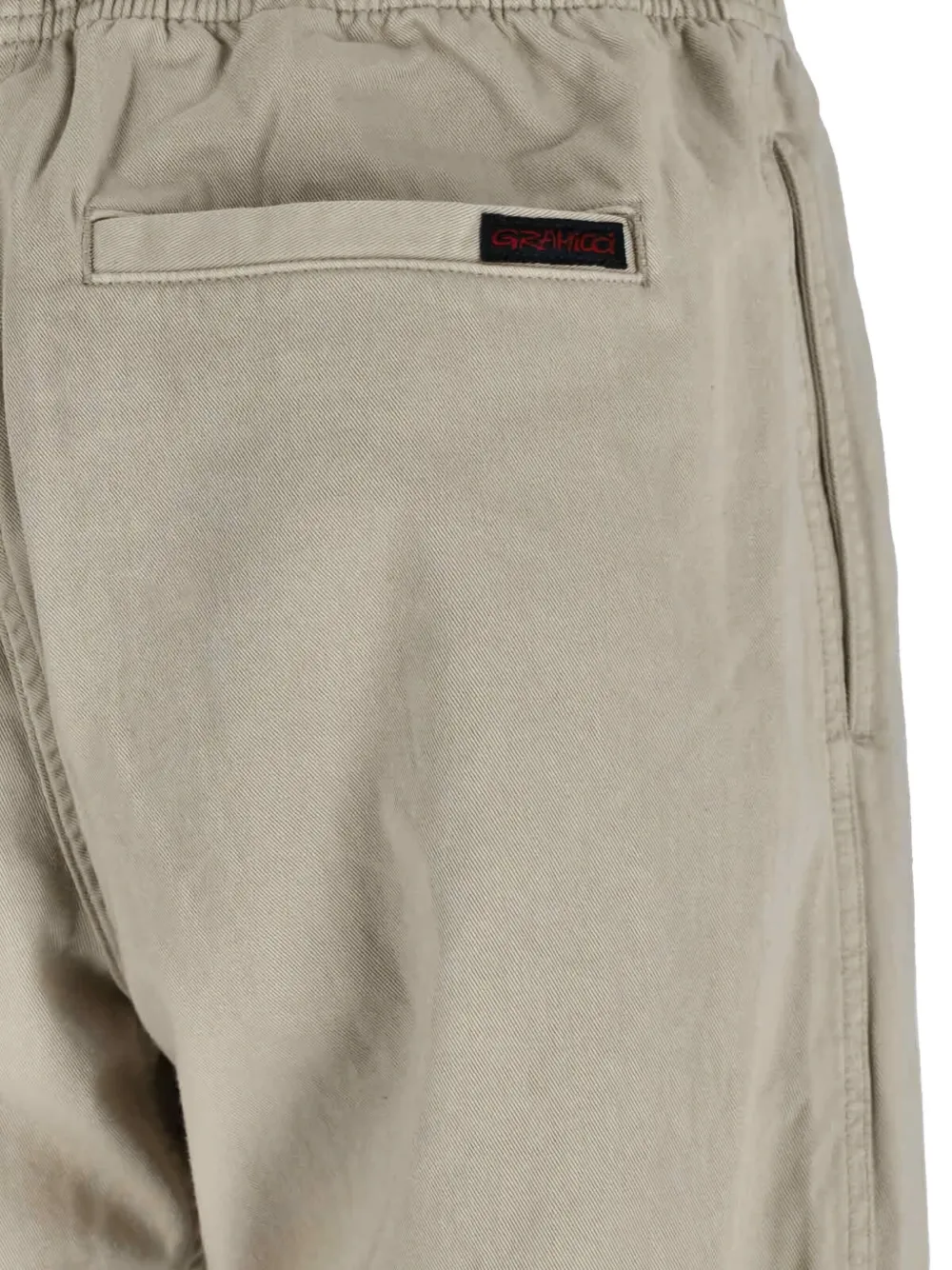 Gramicci G-Pants broek met ceintuur Beige