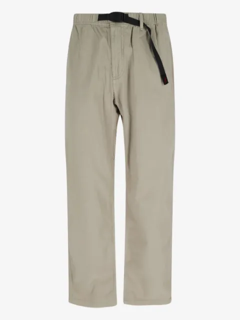 Gramicci belted logo-patch trousers