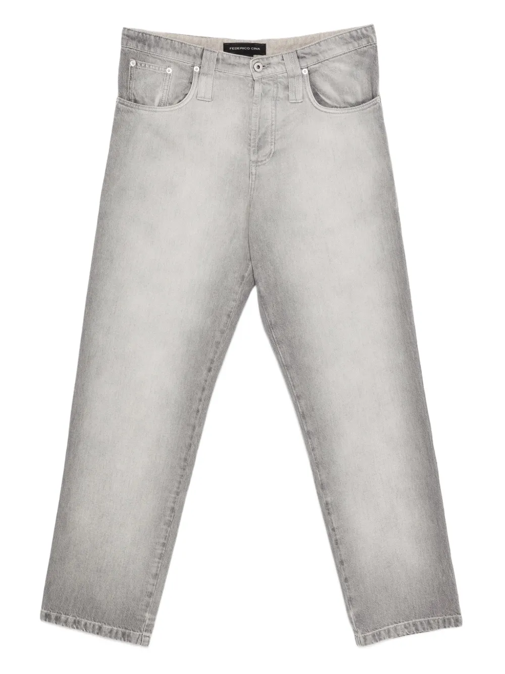 FEDERICO CINA faded effect jeans | Grey | Image 1