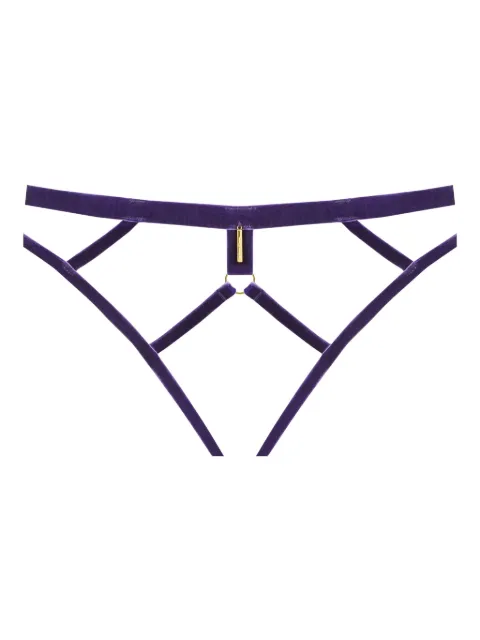Maison Close velvet open briefs