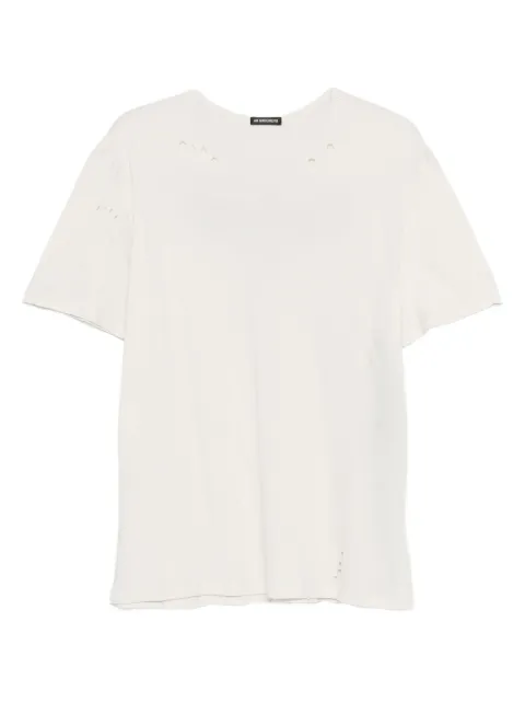 Ann Demeulemeester distressed ribbon T-shirt