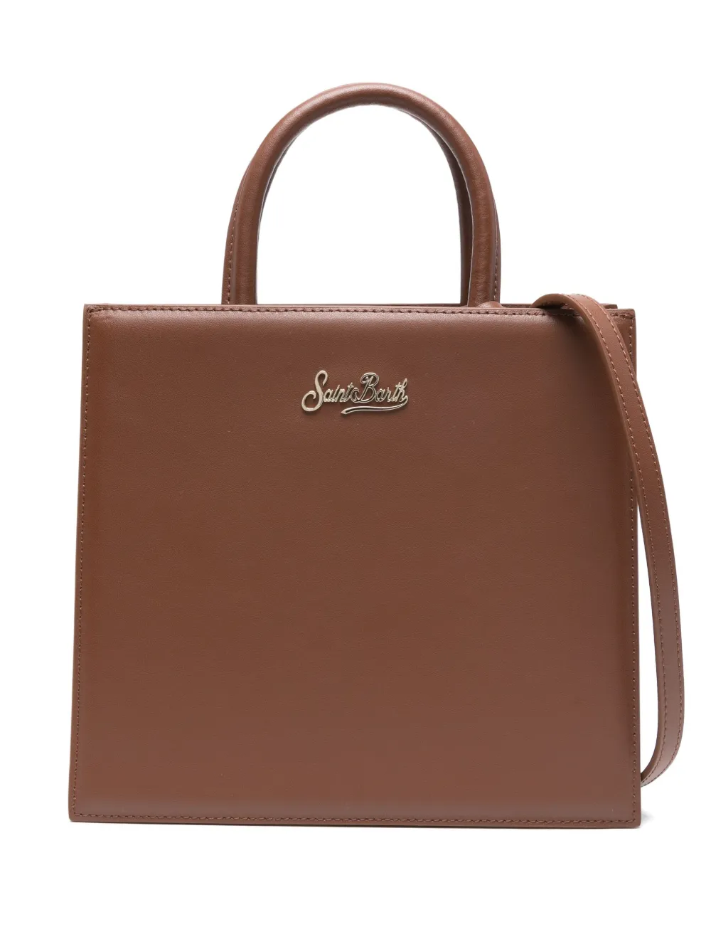 MC2 Saint Barth midi Shop Bag tote bag | Brown | Image 1