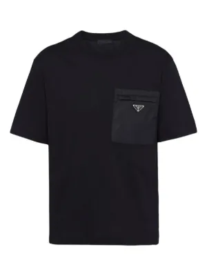 Prada Cotton T-shirt | Black | FARFETCH BE