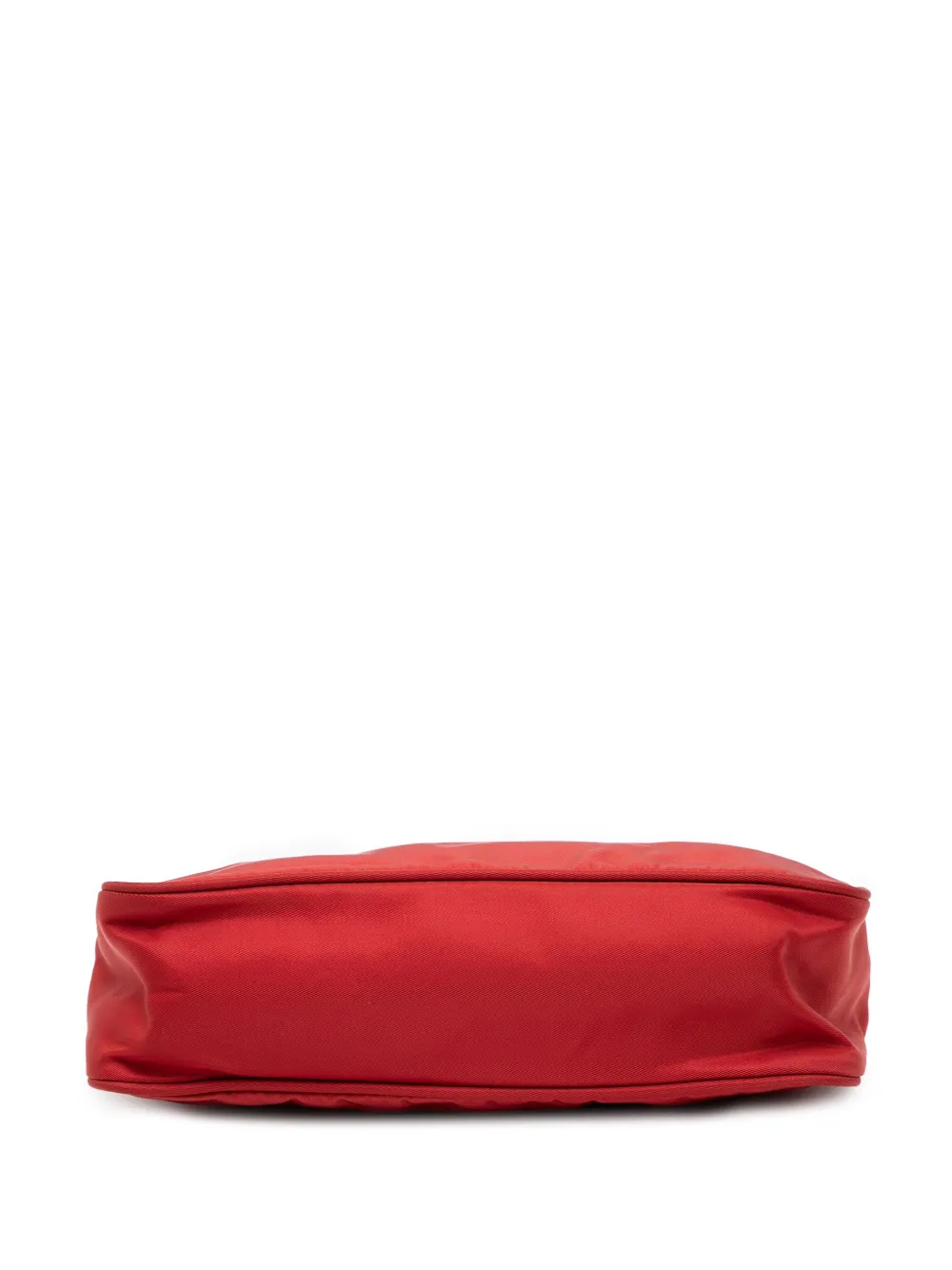 Pre-owned Prada 2019-2025 Mini Tessuto Sport Shoulder Bag In Red