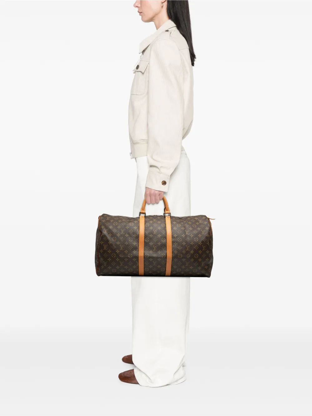 Louis Vuitton Pre-Owned bolsa de viaje Monogram Keepall 55 1987 | Estilos de archivo | Image 2
