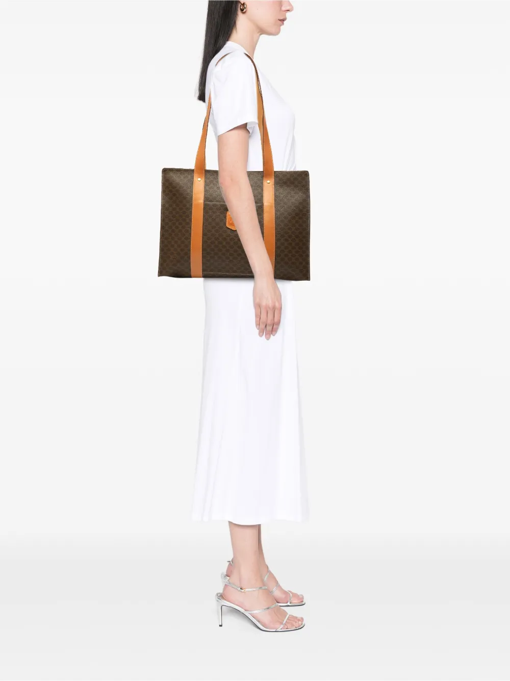 Celine Pre-Owned tote Macadam Coated Canvas 1996 | Estilos de archivo | Image 2