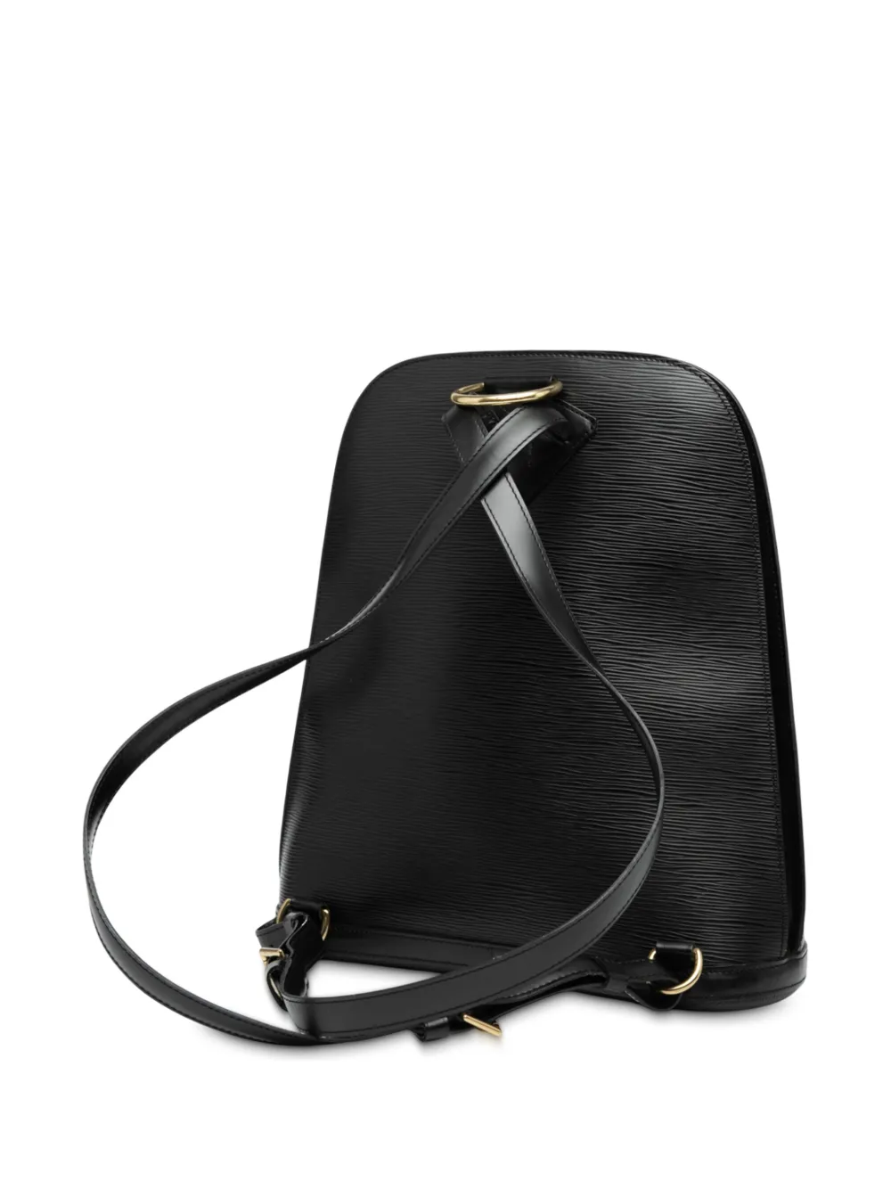 Pre-owned Louis Vuitton 1996 Epi Gobelins Backpack In Black