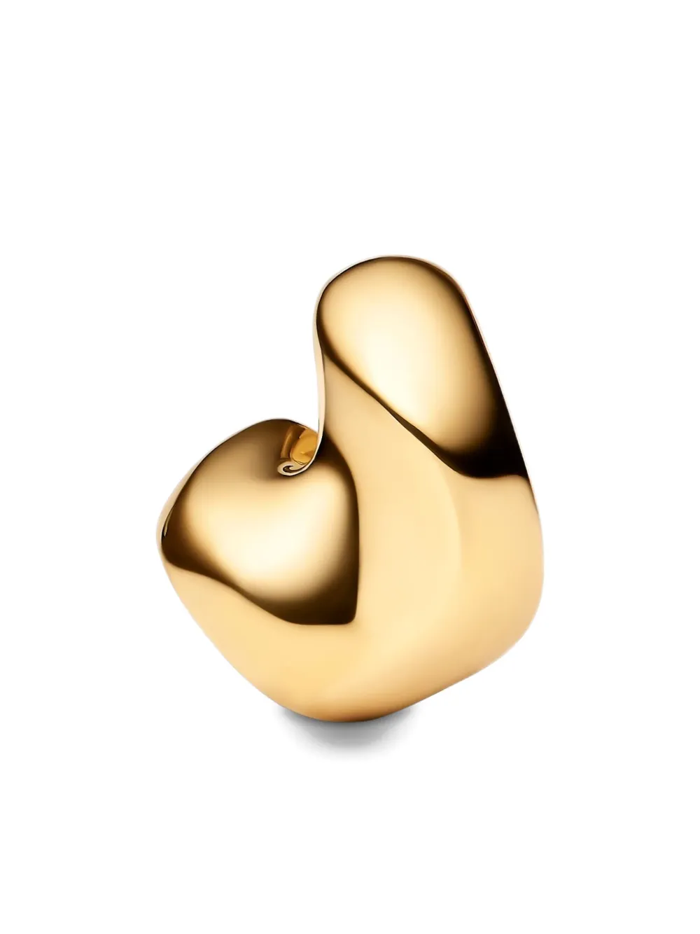 Maria Black Small Saddle Earring In Brown