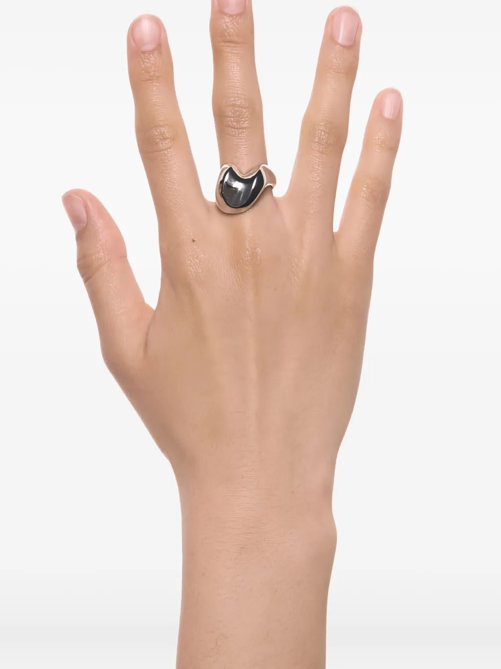 Maria Black Palomino Saddle Ring In Silver