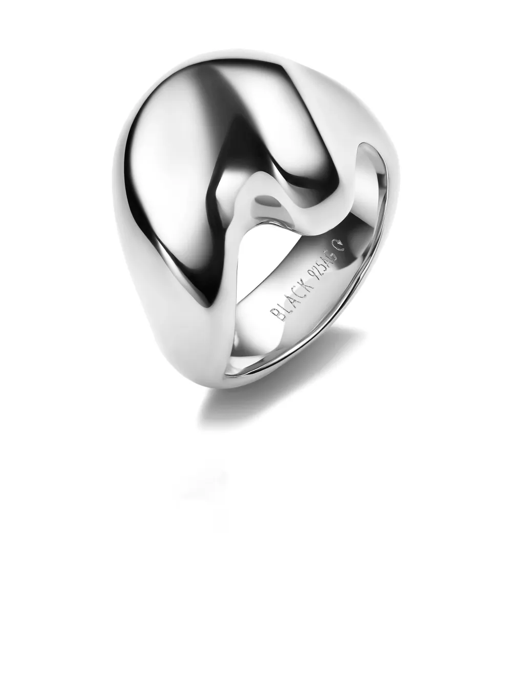 Maria Black Palomino Saddle Ring In Silver