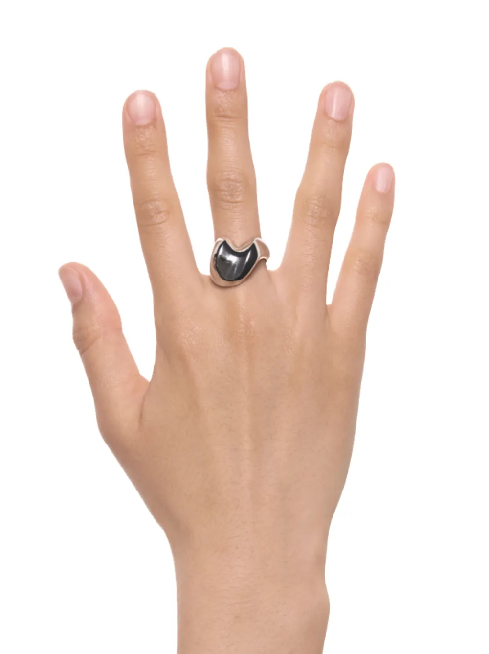 Maria Black Palomino Saddle ring - Zilver