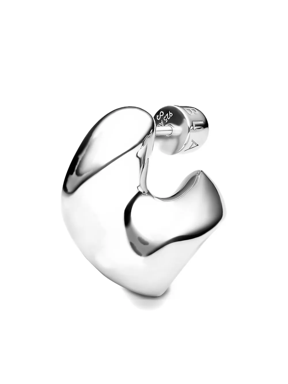 Maria Black Small Saddle Earring In Metallic