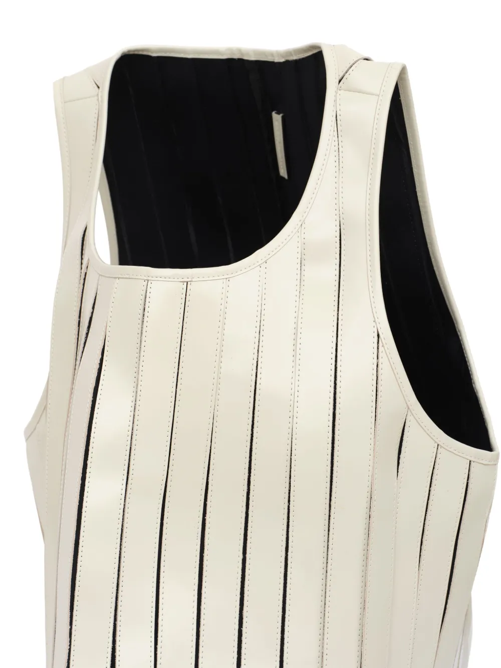 Lgn Louis Gabriel Nouchi Paneled Leather Tote Bag In White