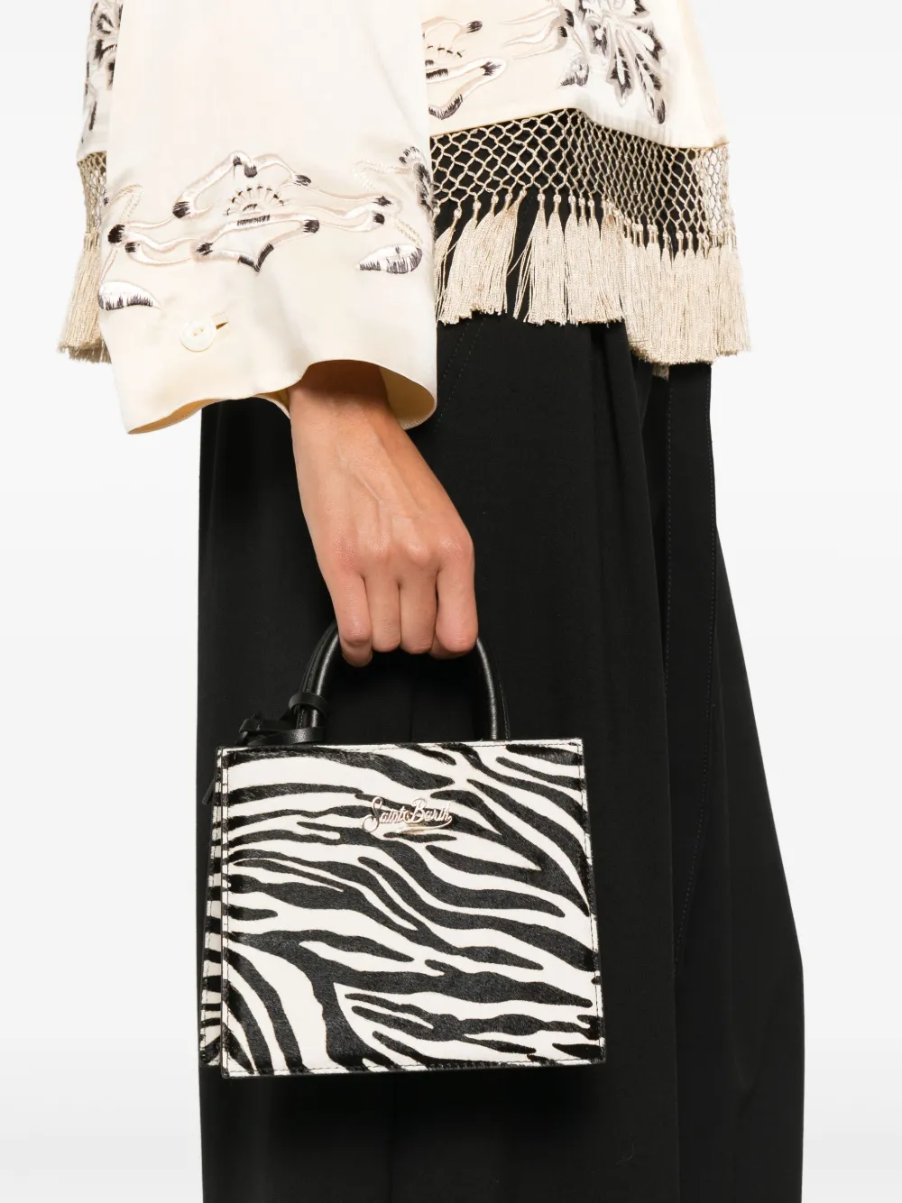 MC2 Saint Barth zebra-print mini bag | Mini Bags | Image 2