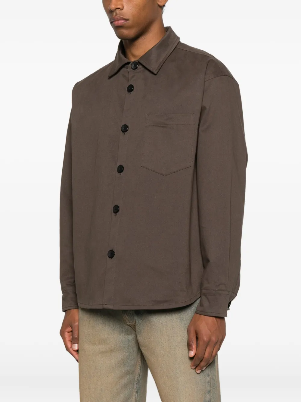  Imperial Button Pocket Jacket - Brown 