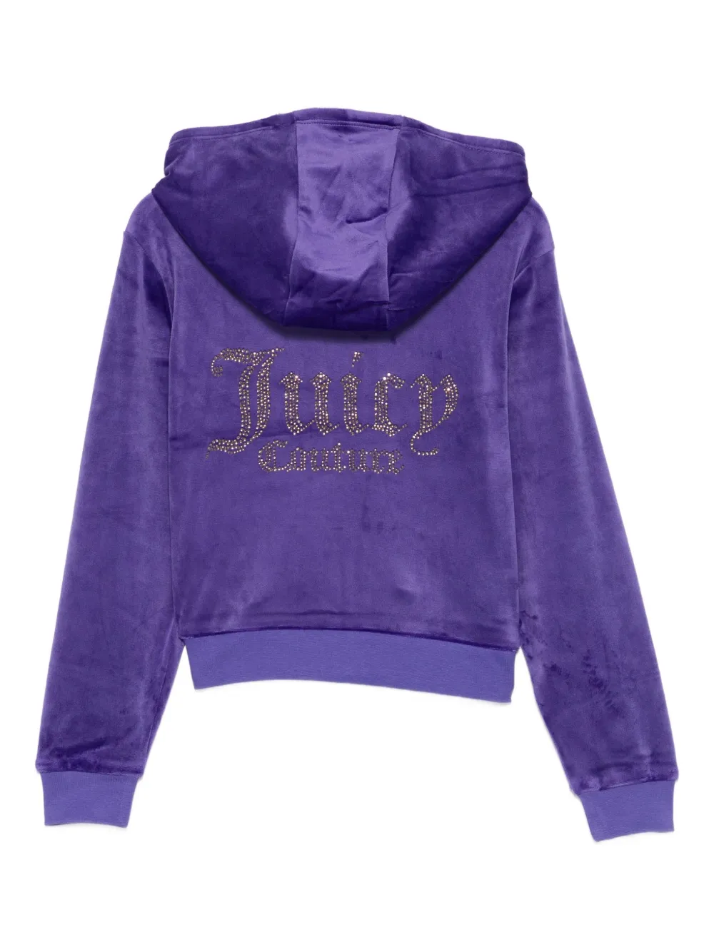Juicy Couture Kids Hoodie met logopatroon Paars