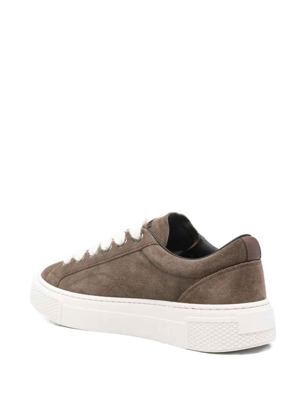 STATE OF ORDER Suède sneakers Bruin