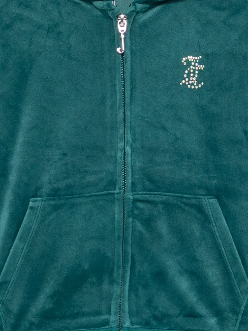 Juicy Couture Kids Hoodie met logopatroon Blauw