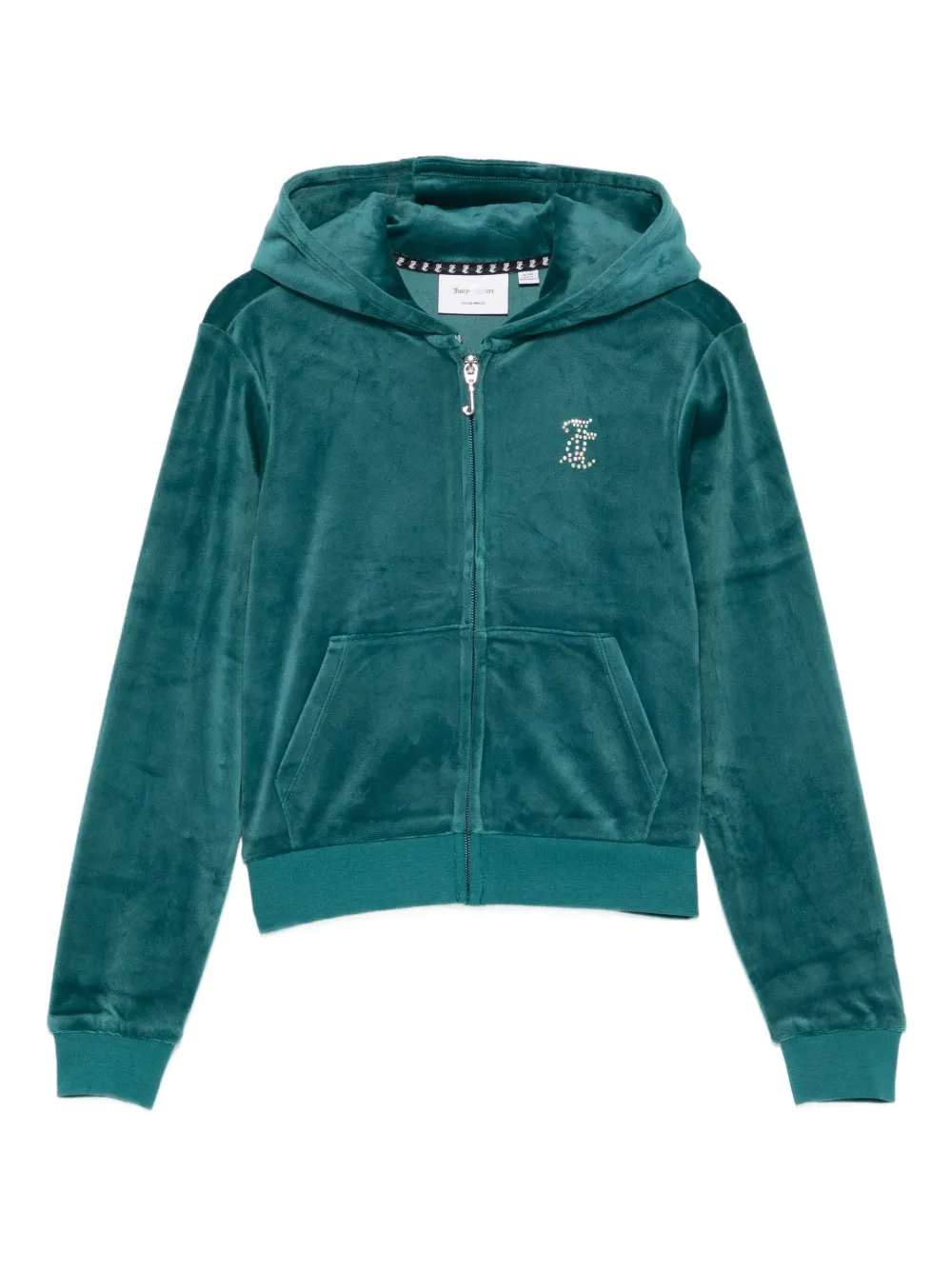 Juicy Couture Kids logo-motif hoodie - Blu