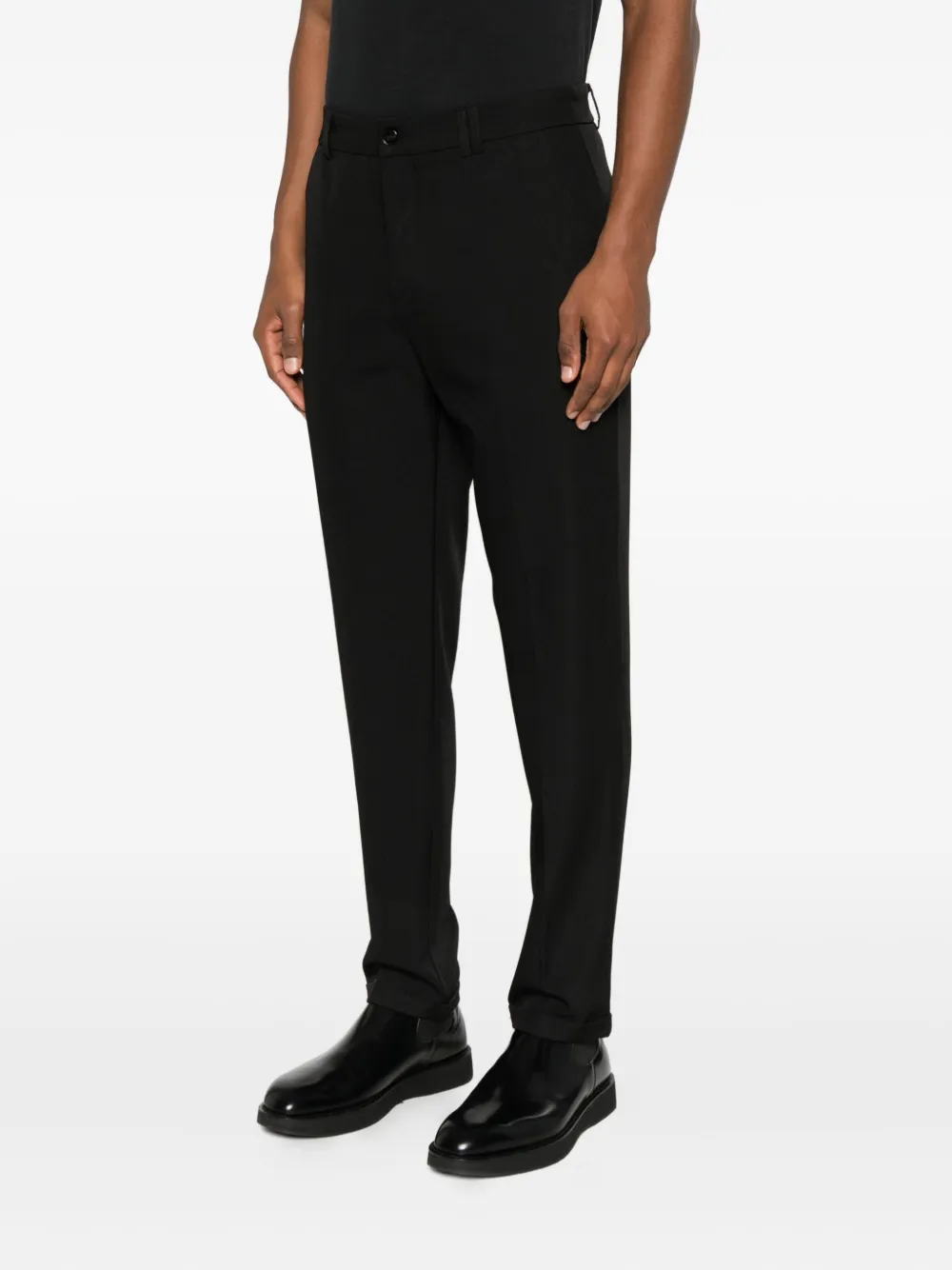 IMPERIAL Broek met knopen Zwart