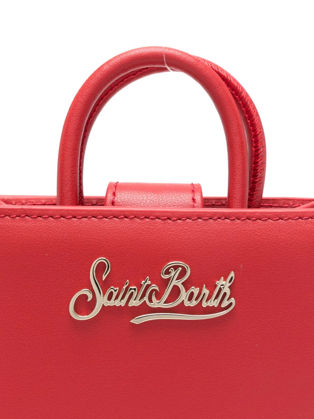 Mc2 Saint Barth Micro Shop Bag Tote Bag In Red