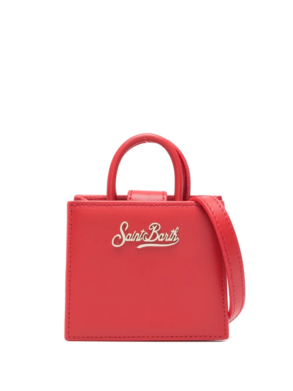 Mc2 Saint Barth Micro Shop Bag Tote Bag In Red