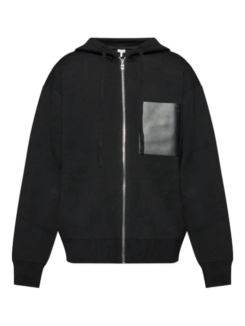 LOEWE zip-up wool hoodie