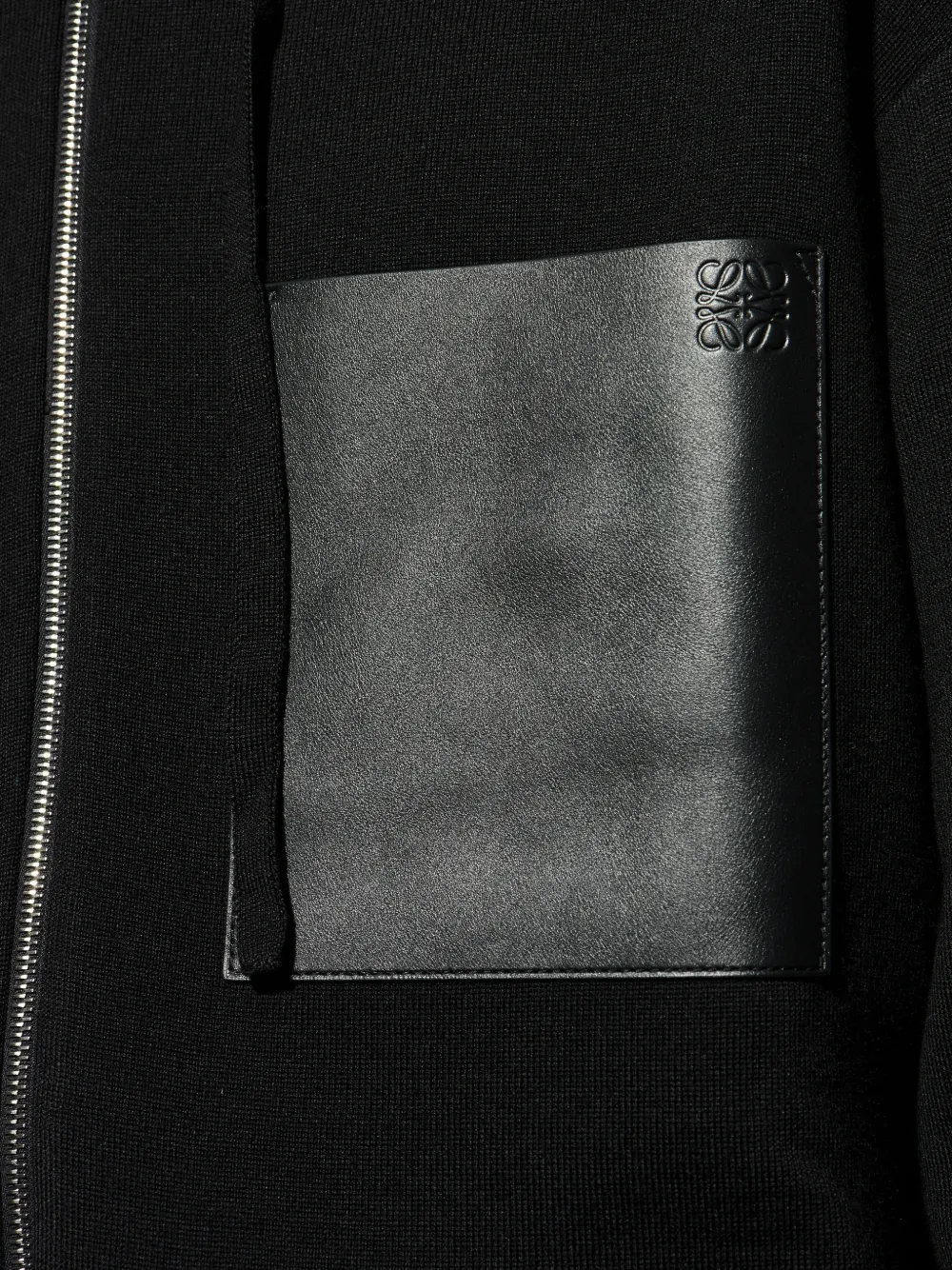 LOEWE Hoodie met rits Zwart