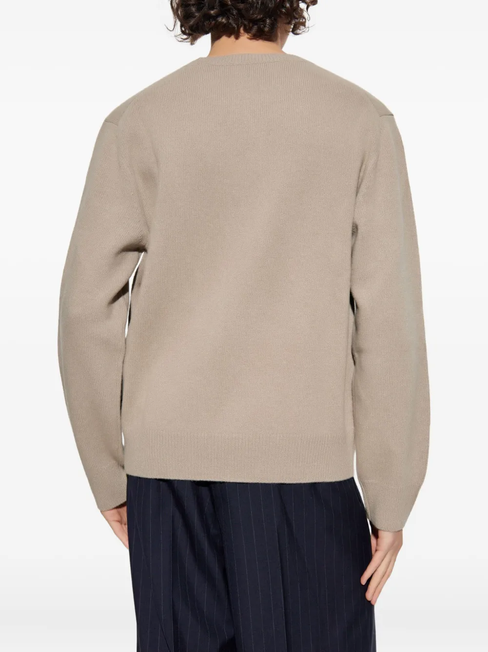 Loewe Wool Jumper In Brown