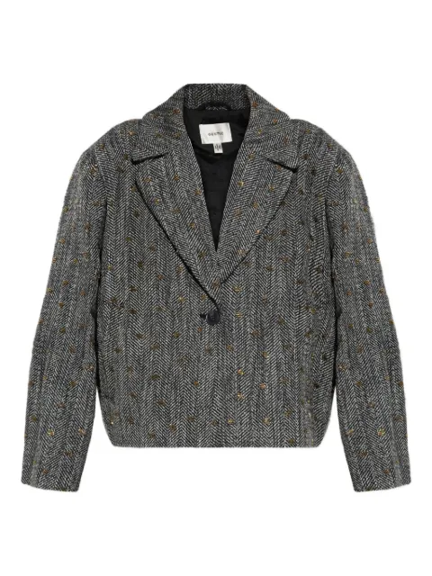 Gestuz blazer con motivo pied de poule