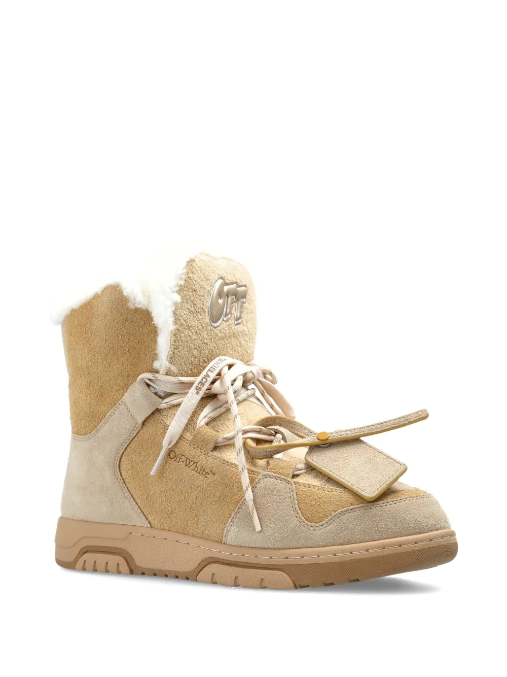 Off-White High-top sneakers Beige