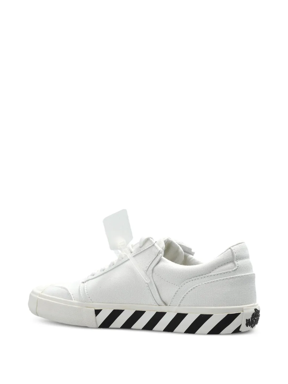 Off-White Arrow gestreepte sneakers Wit