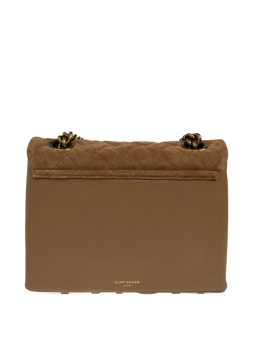 Kurt Geiger London Grote Kensington schoudertas Bruin