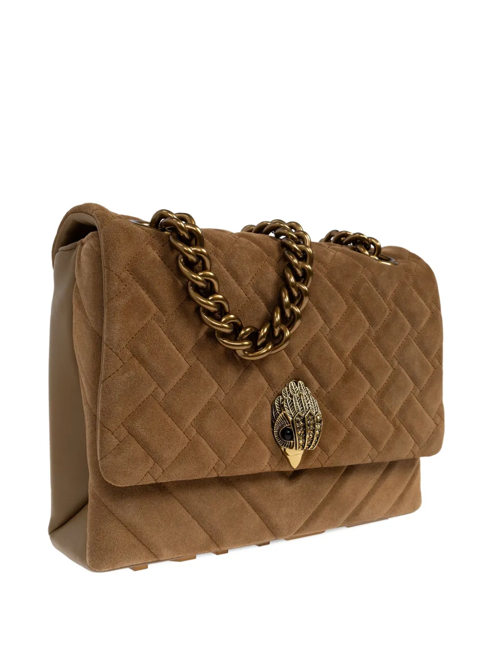 Kurt Geiger London Grote Kensington schoudertas Bruin