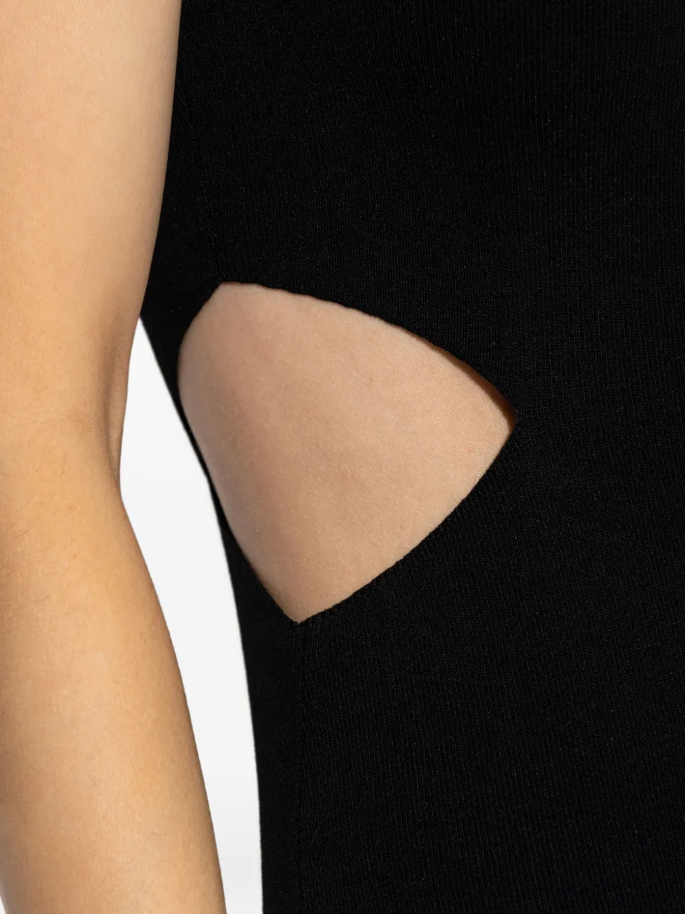 Gestuz Satijnen midi-jurk Zwart