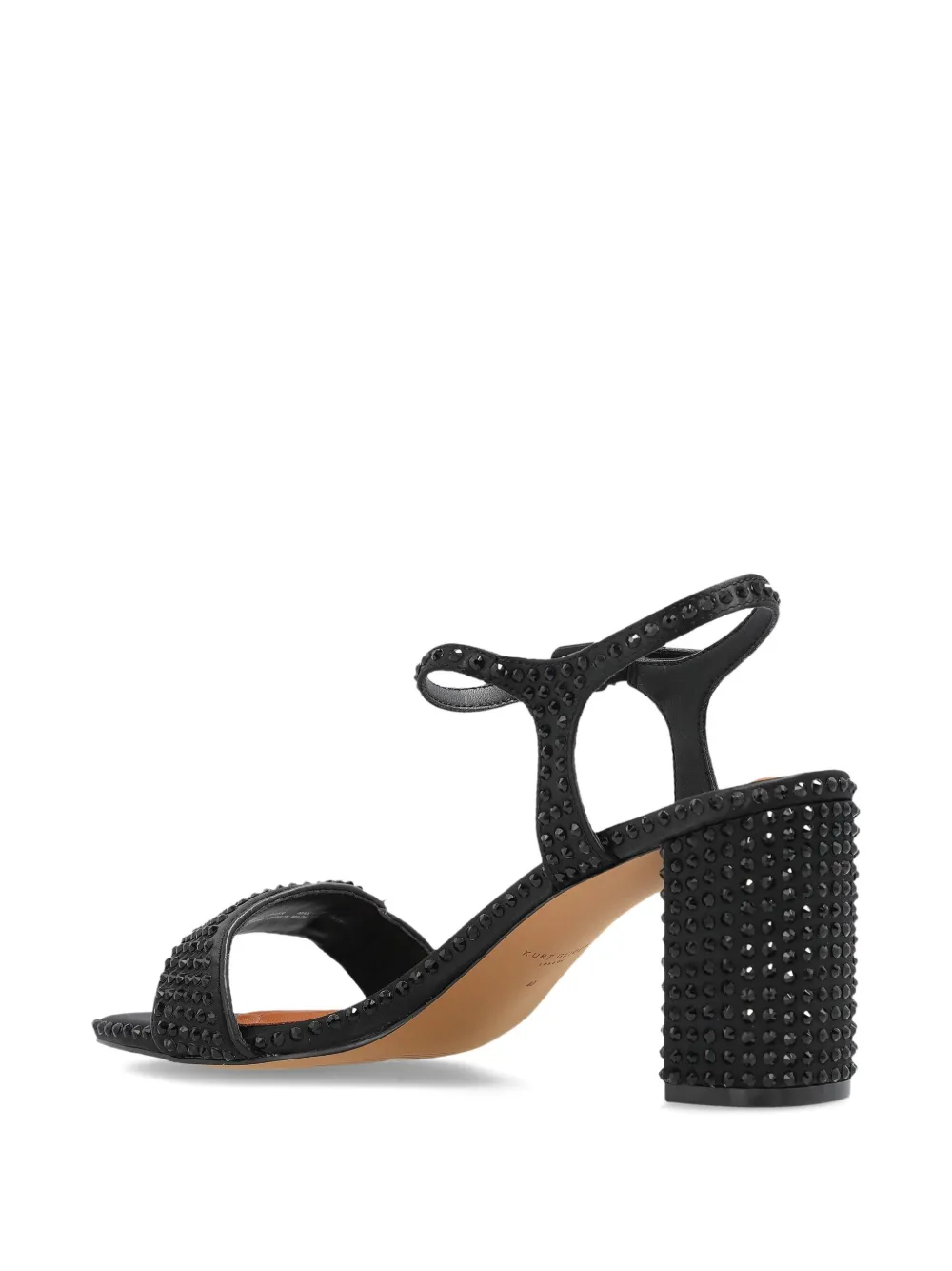 Kurt Geiger London 90 mm sandalen met studs en hak Zwart