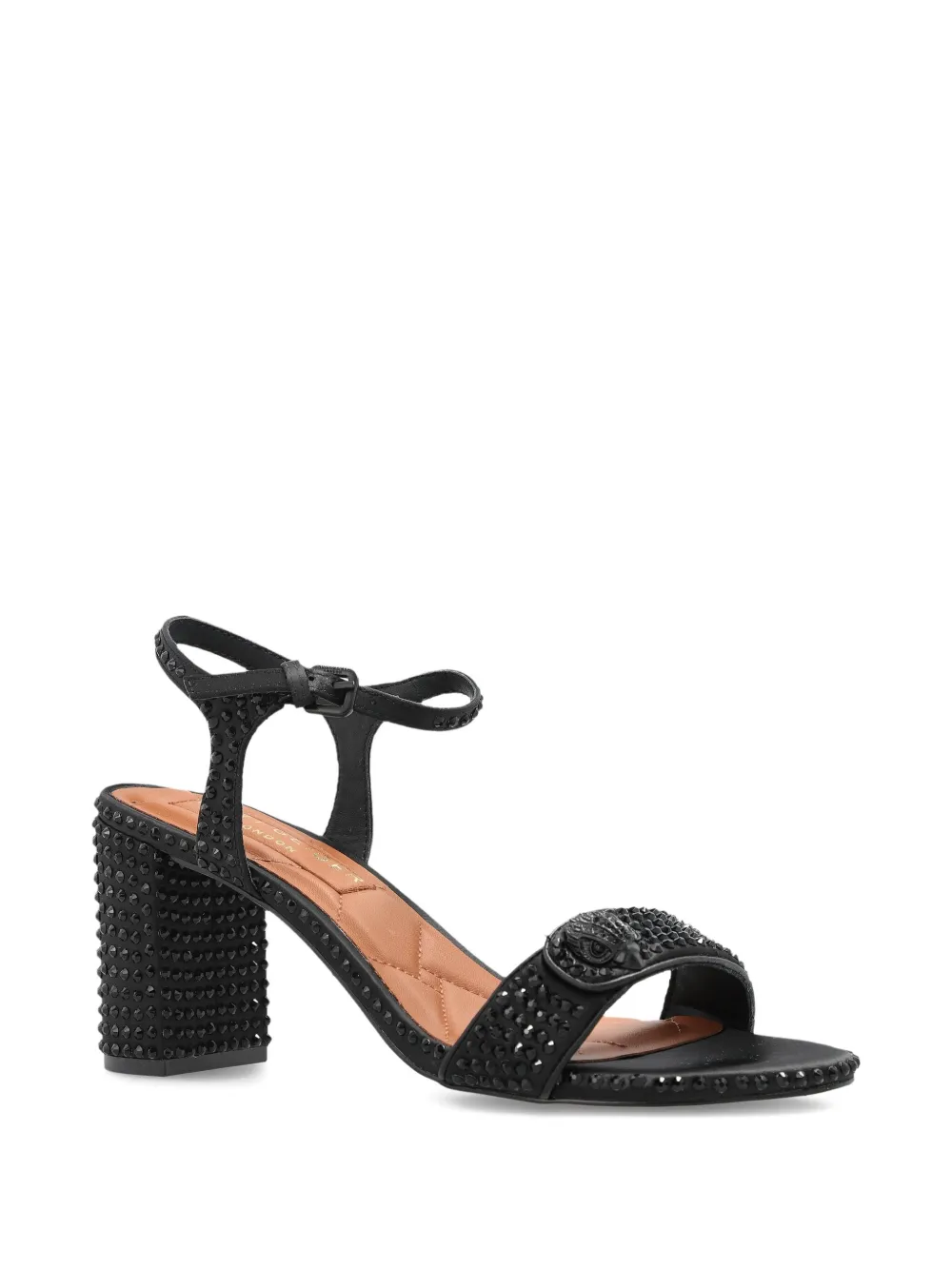 Kurt Geiger London 90 mm sandalen met studs en hak Zwart