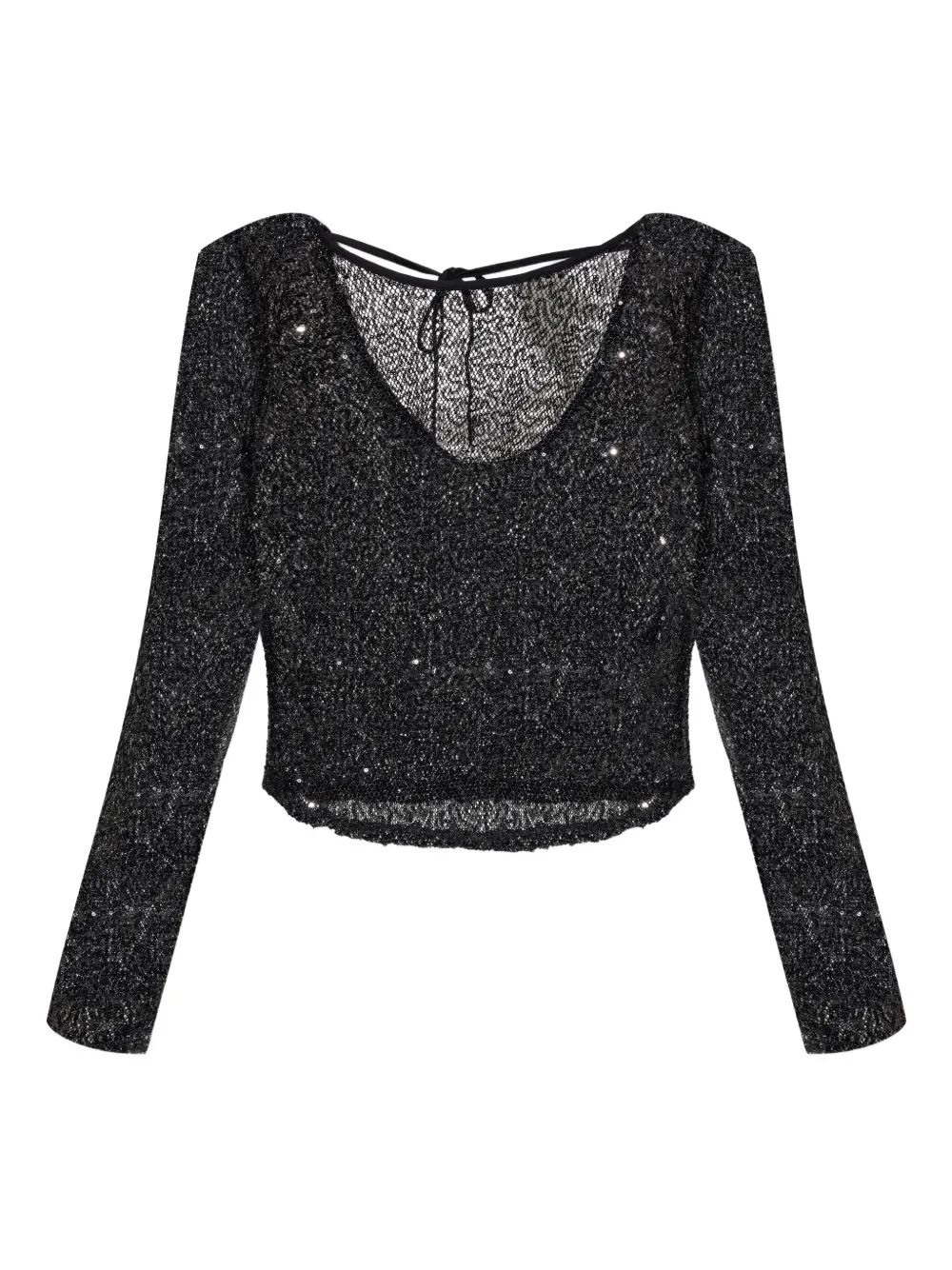 Gestuz sequin-embellishment top | Black | Image 1