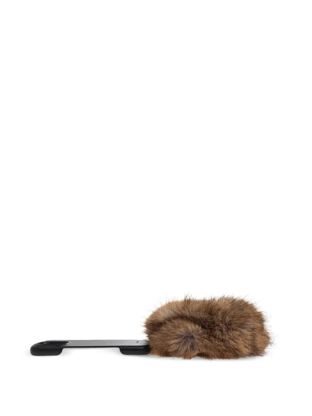 Balenciaga iPhone 16 Pro Max hoesje met pompon Zwart